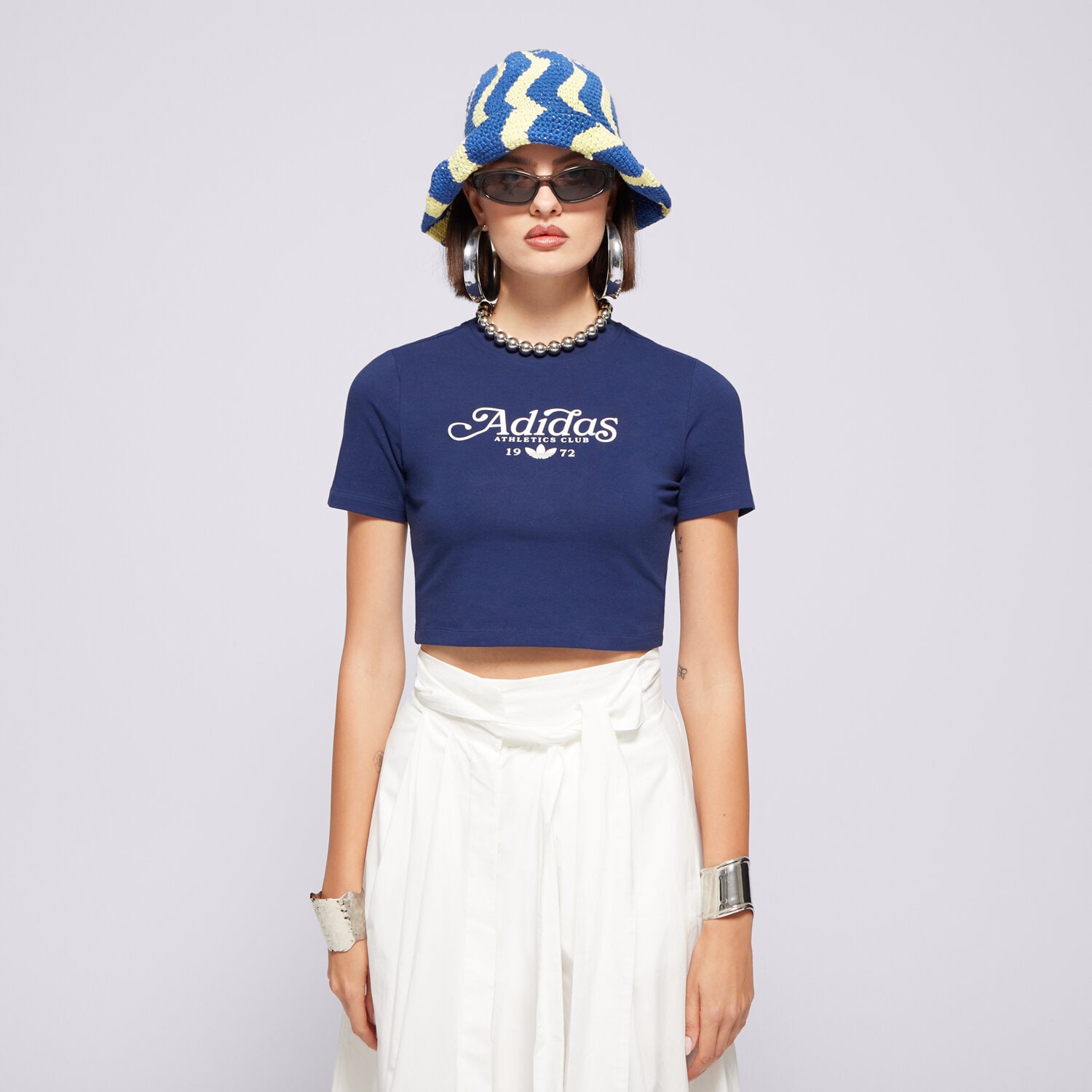 Femei tricou ADIDAS TRICOU BABY TEE GRX IX3544 Bleumarin