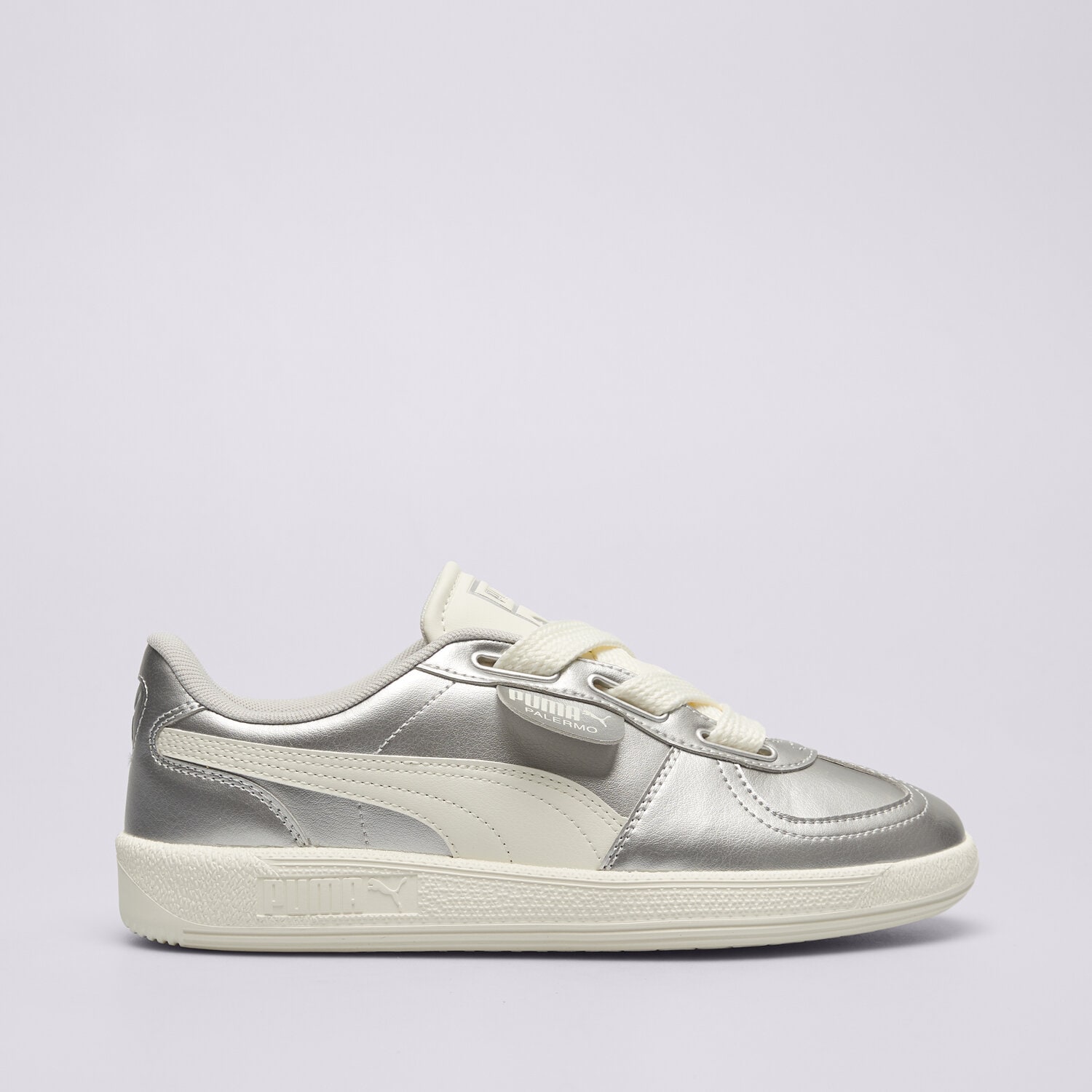 Femei pantofi sport PUMA PALERMO WIDE LACE 40233101 Argintiu