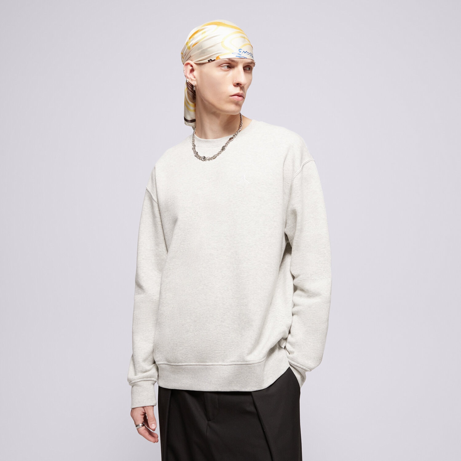 Bărbați bluză JORDAN BLUZĂ JORDAN BROOKLYN FLEECE FV7293-050 Gri