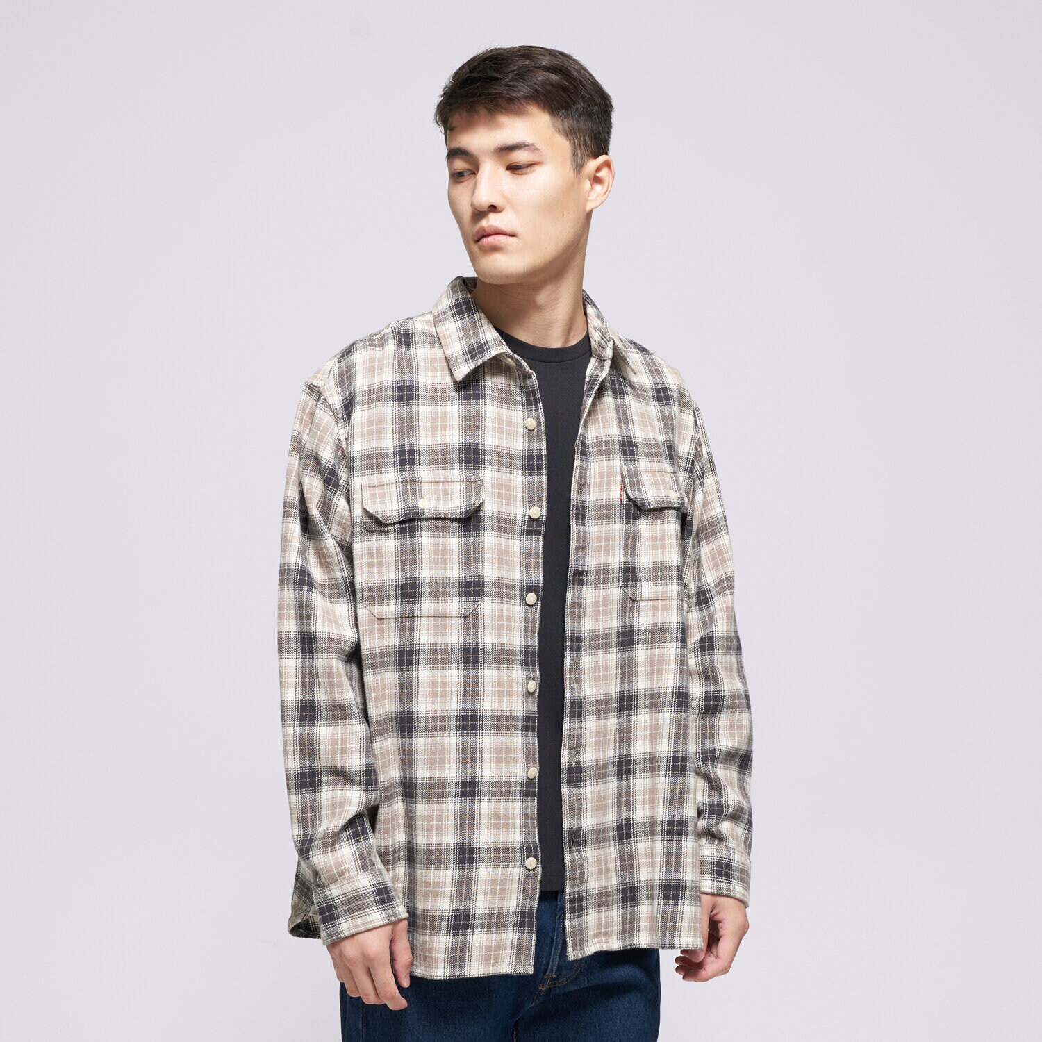 Bărbați tricou LEVI'S CĂMAșĂ JACKSON WORKER NEUTRALS 19573-0289 Mulicolor