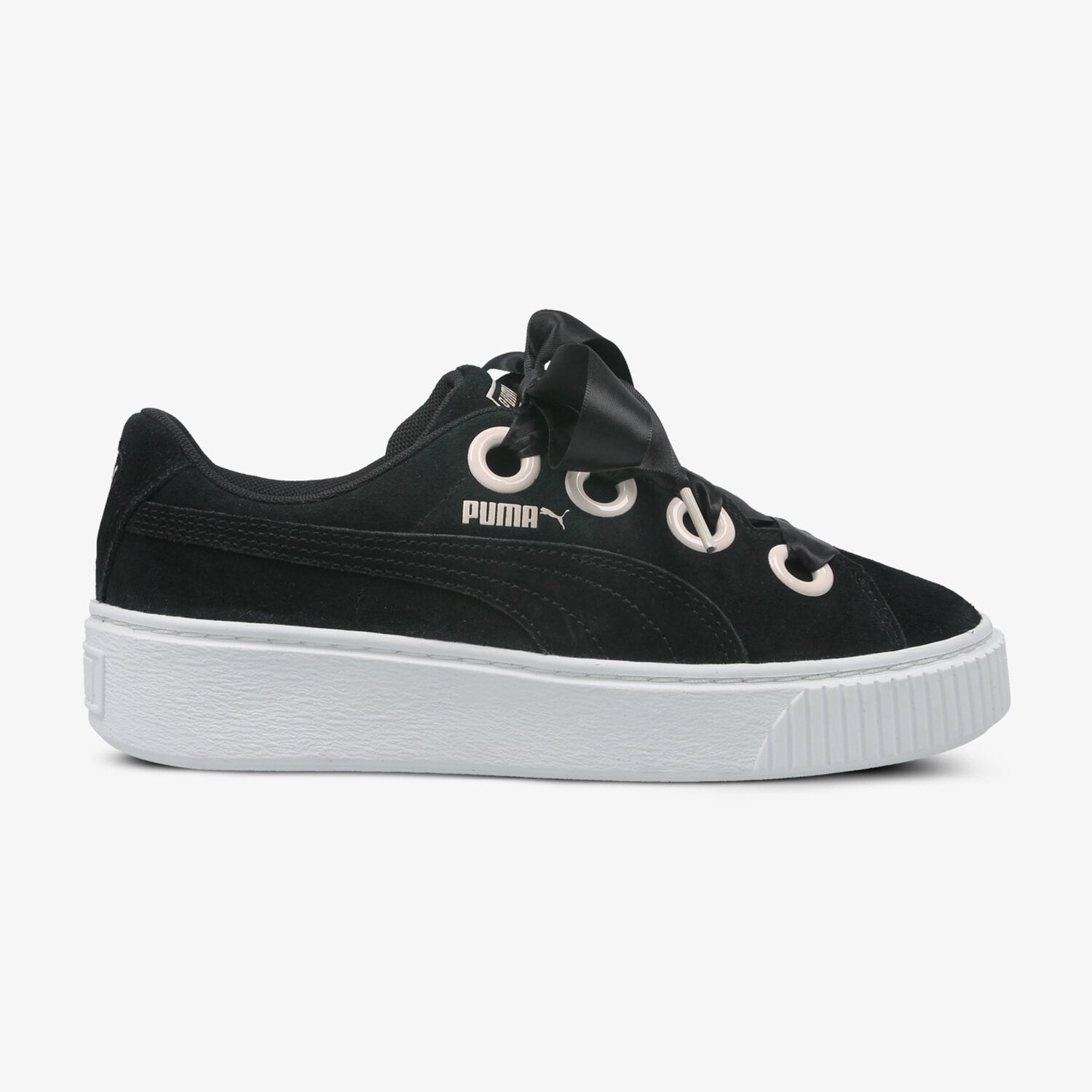 Copii pantofi sport PUMA PLATFORM KISS JR 36745901 Negru