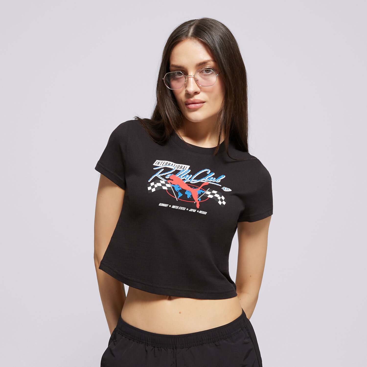 Femei tricou PUMA TRICOU MOTO BABY TEE 631502 01 Negru