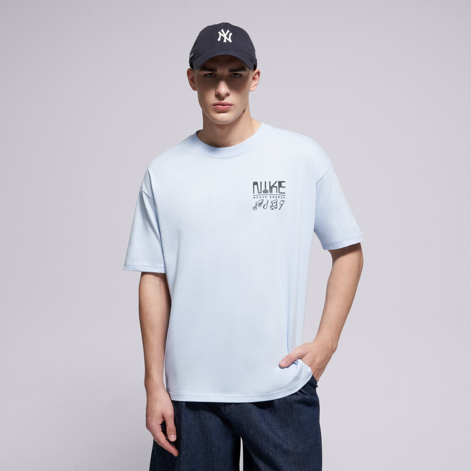 Bărbați tricou NIKE TRICOU NSW LSE SWOOSH SOUNDS IH1369-407 Albastru