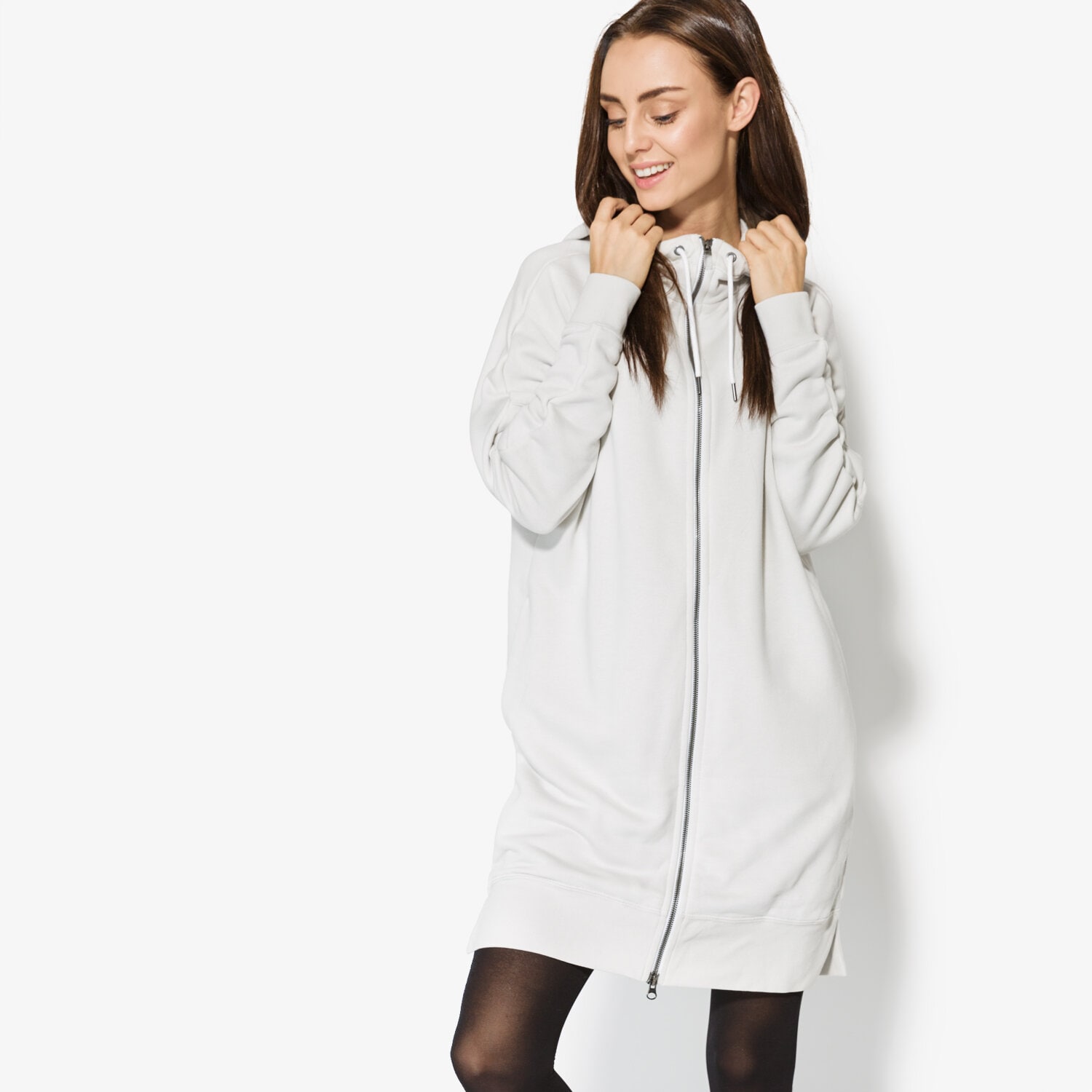 Femei bluză NIKE BLUZĂ W NSW MODERN HOODIE FZ 857382072 Bej