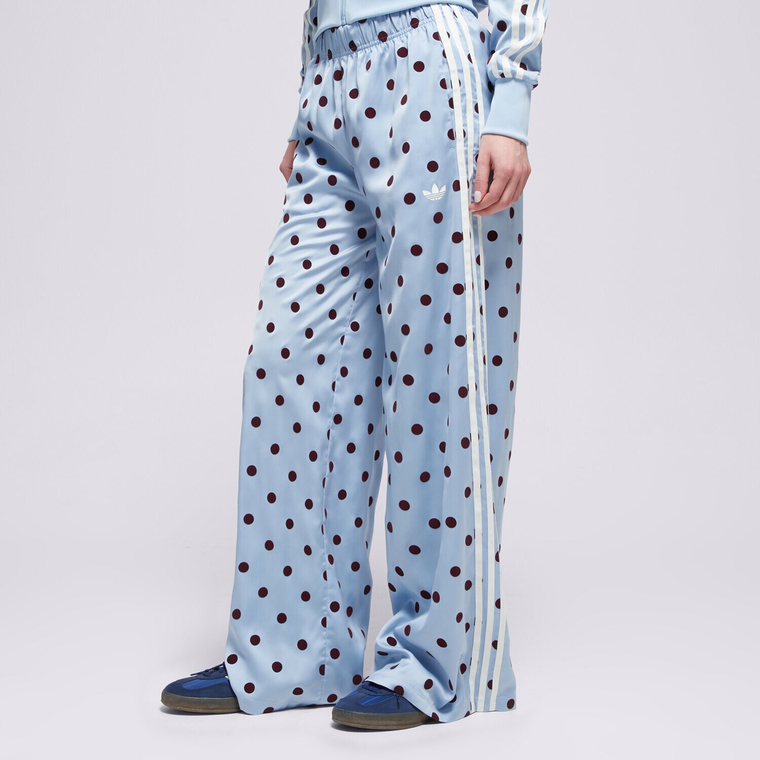 Femei pantaloni ADIDAS PANTALONI  WIDE LEG PANTS KV1170 Albastru
