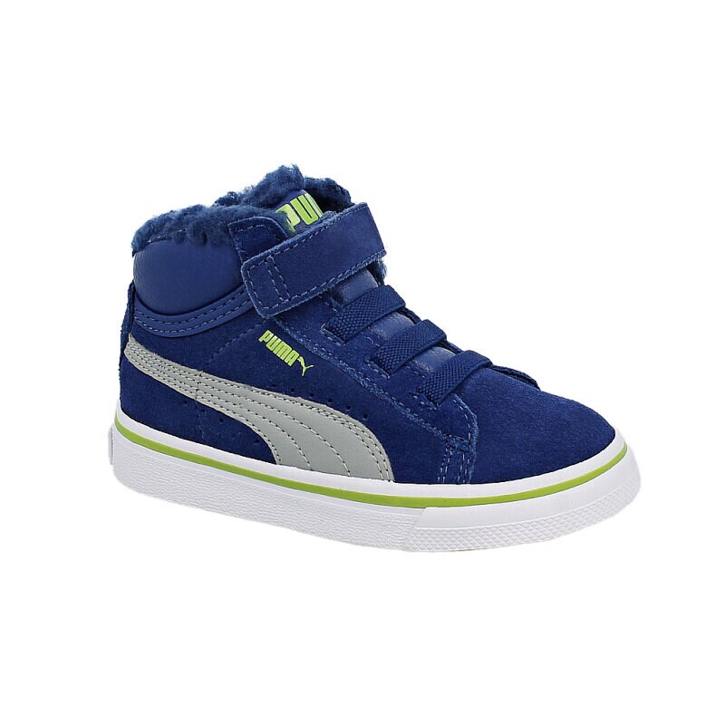 Copii pantofi sport PUMA MID VULC FUR V KIDS 35414307 Albastru