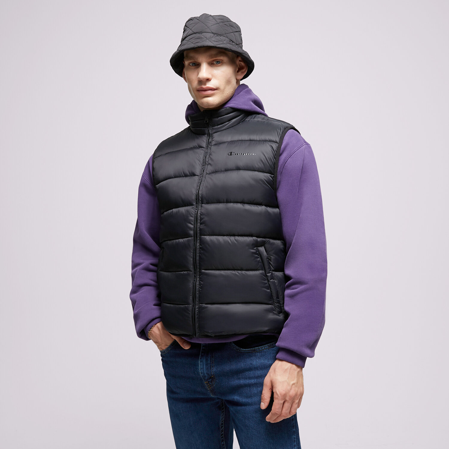 Bărbați veste CHAMPION VESTĂ VEST 219188KK001 Negru