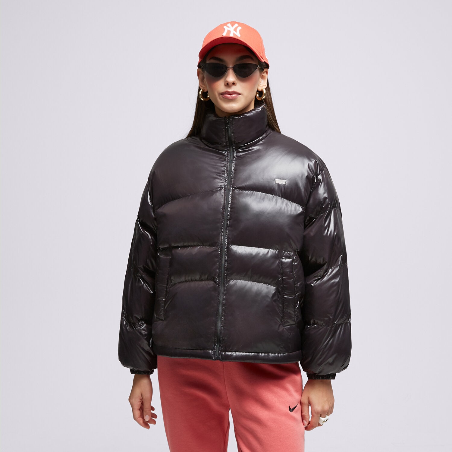 Femei geacă de iarnă LEVI'S JACHETĂ DE IARNĂ RETRO PUFFER A5895-0000 Negru