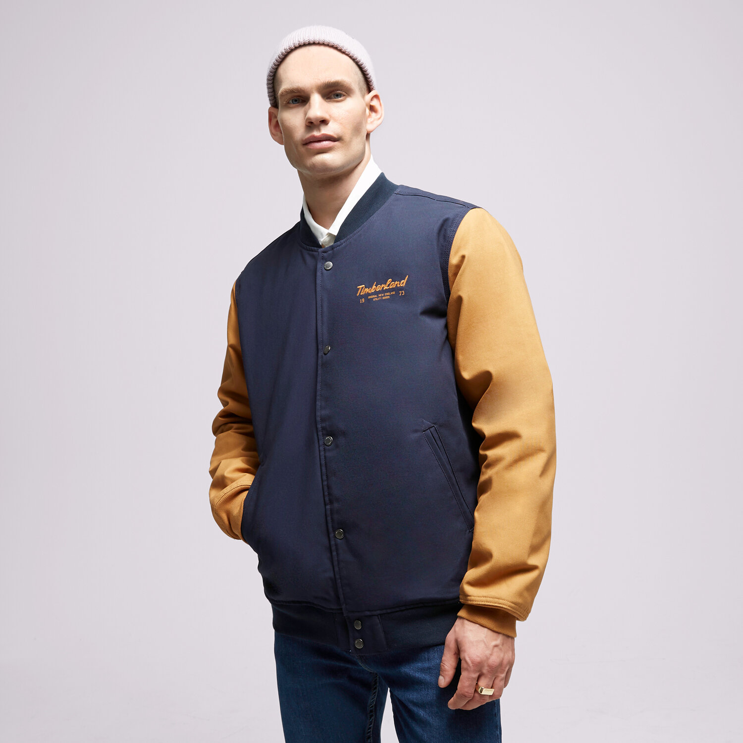 Bărbați jachetă TIMBERLAND JACHETĂ UTILITY BOMBER TB0A6G7N4331 Bleumarin