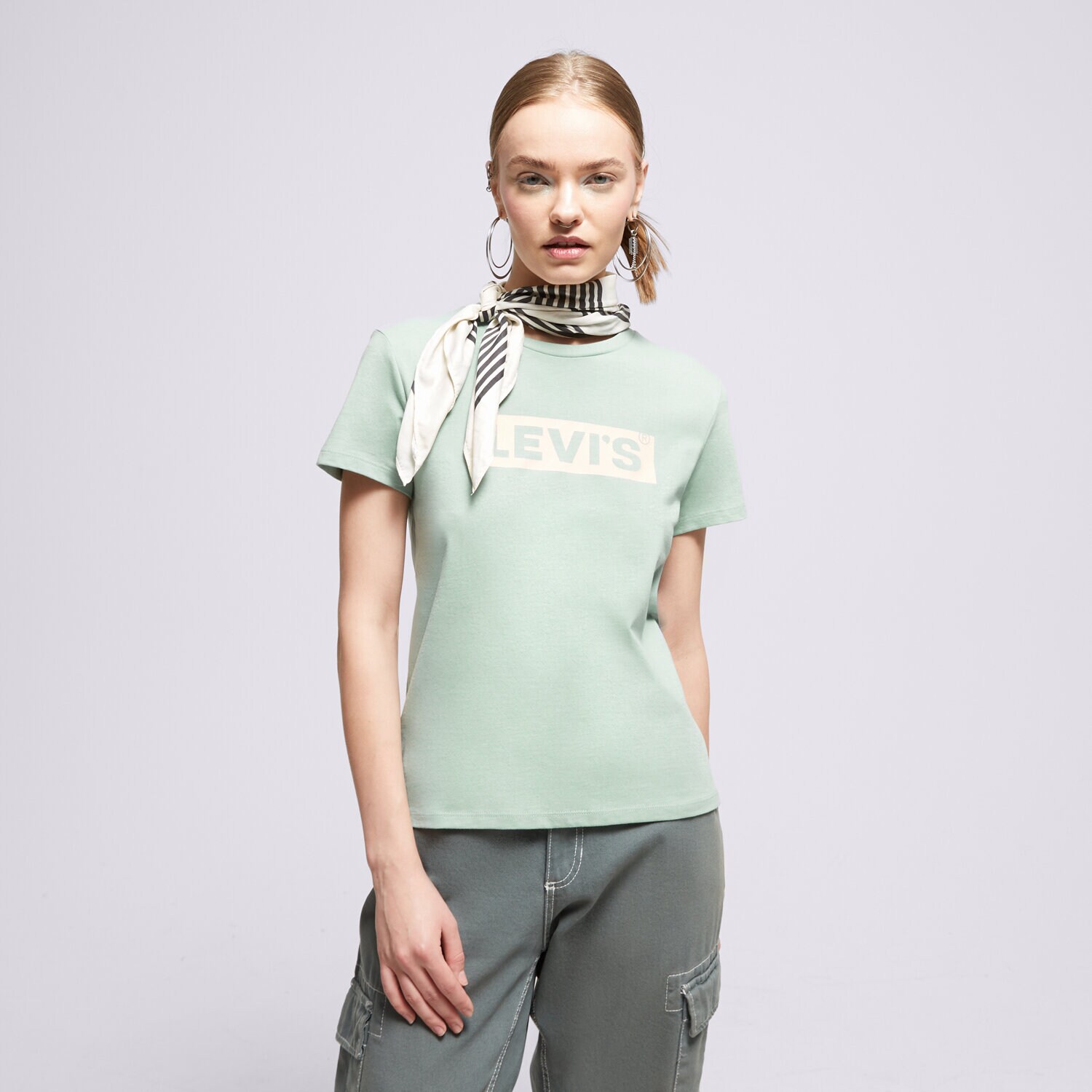 Femei tricou LEVI'S TRICOU THE PERFECT TEE GREENS 17369-2245 Verde