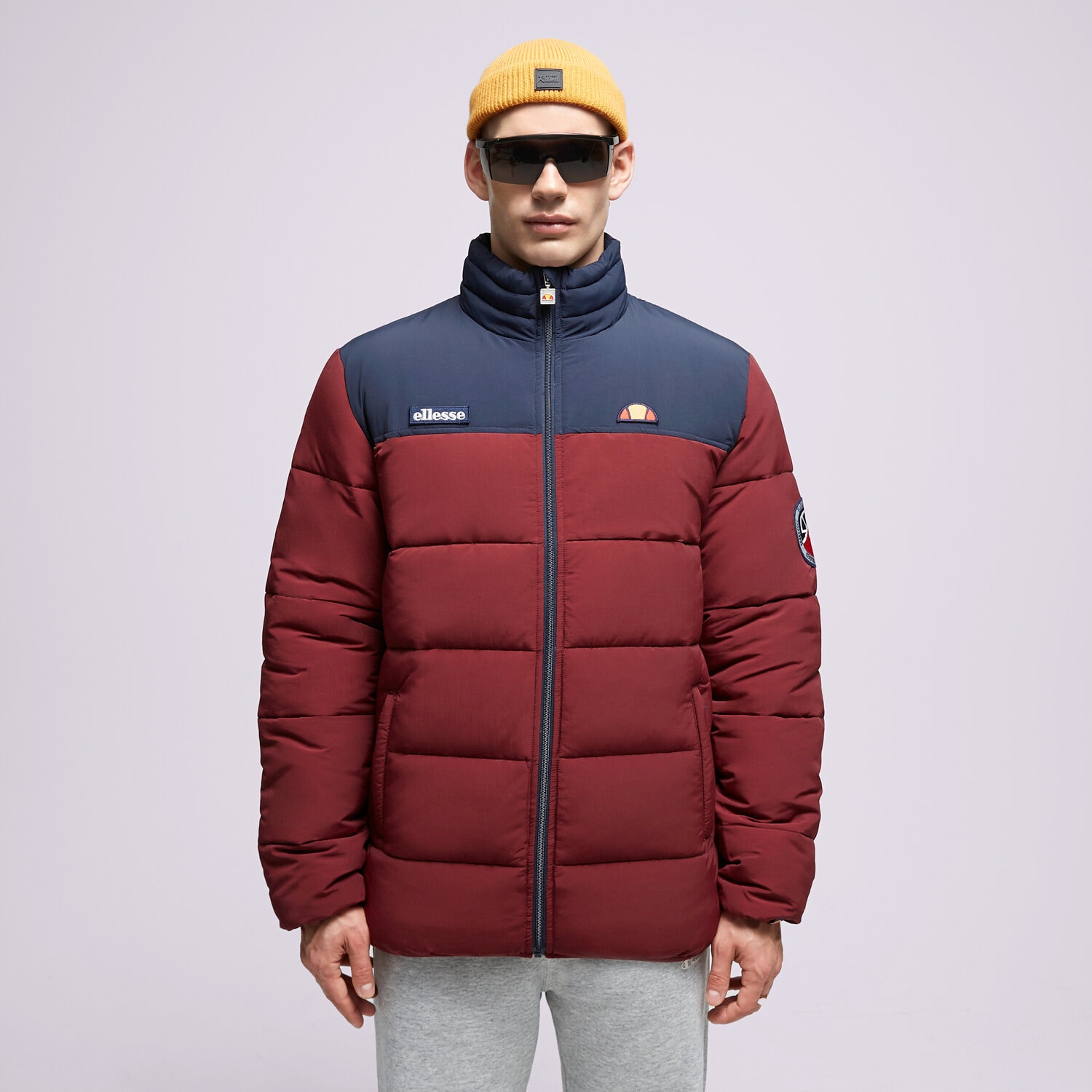 Bărbați eacă de iarnă ELLESSE JACHETĂ DE IARNĂ NEBULA BRGND/NAVY PADDED JACKET SHR12789803 Bordo