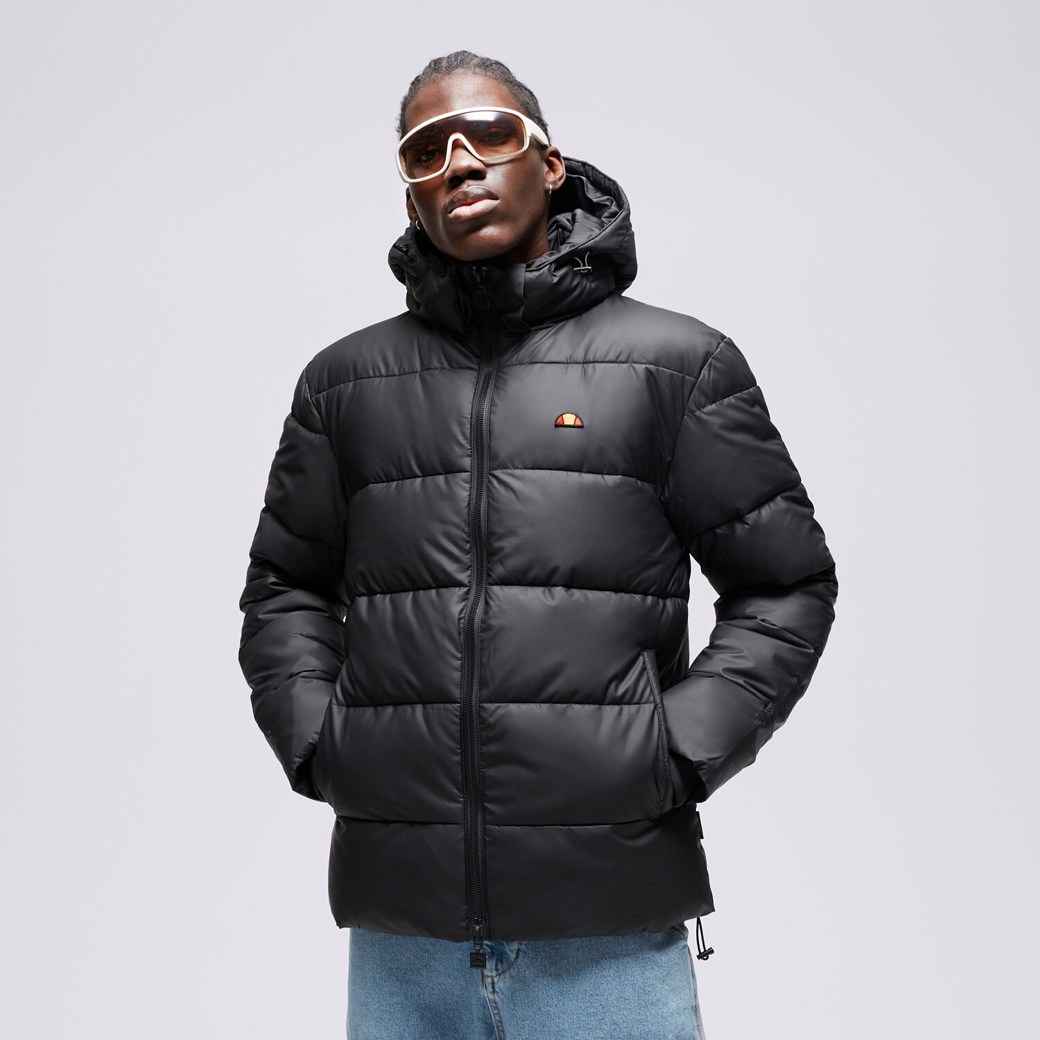 Bărbați eacă de iarnă ELLESSE JACHETĂ CU PUF TREVANI JACKET BLK SZA17523011 Negru