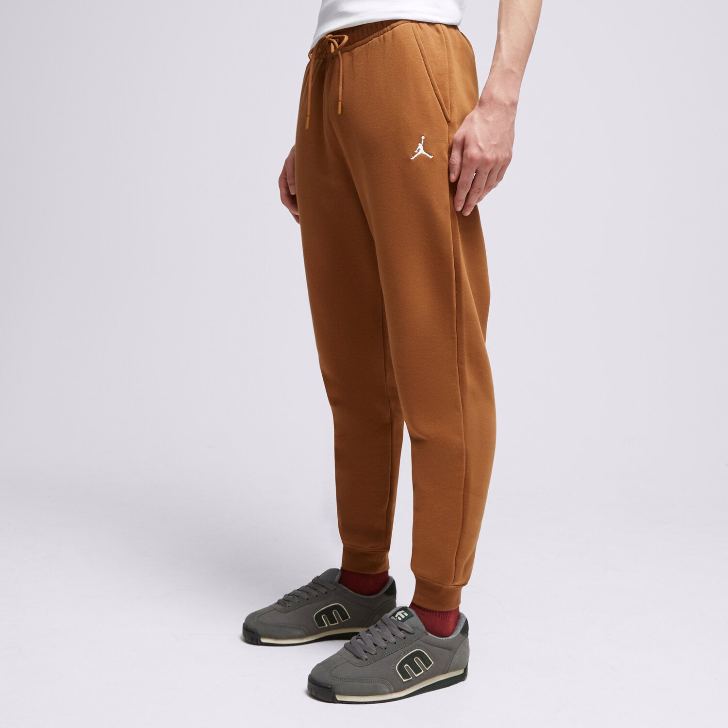 Bărbați pantaloni JORDAN PANTALONI  M J ESS FLC FJ7779-281 Maro