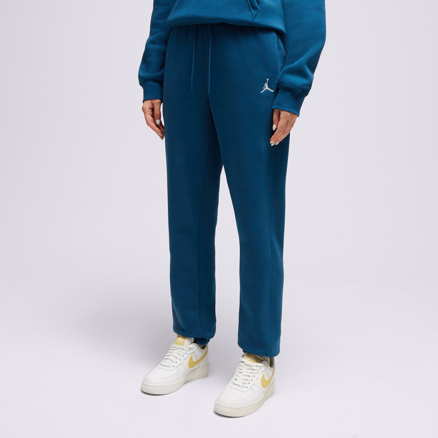 Femei pantaloni JORDAN PANTALONI  W J BRKLN FLC FN4494-427 Bleumarin