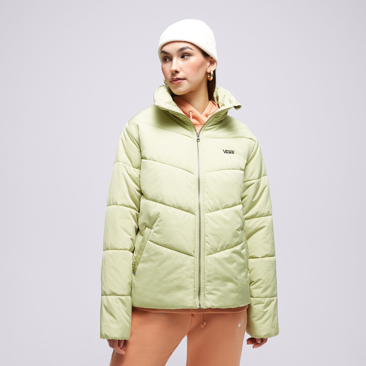 Femei geacă de iarnă VANS JACHETĂ DE IARNĂ FOUNDRY PUFF VN0A7YK5BYY1 Argintiu