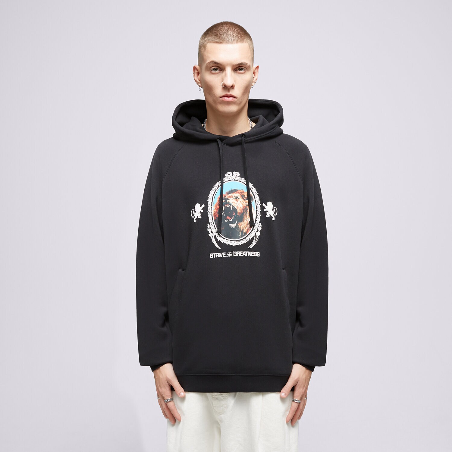 Bărbați bluză NIKE BLUZĂ CU GLUGĂ LJ M NK BRSH PO NBA FB7123-010 Negru