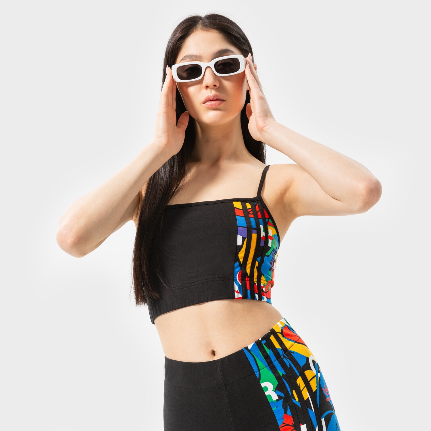 Femei tricou ADIDAS CROP TOP