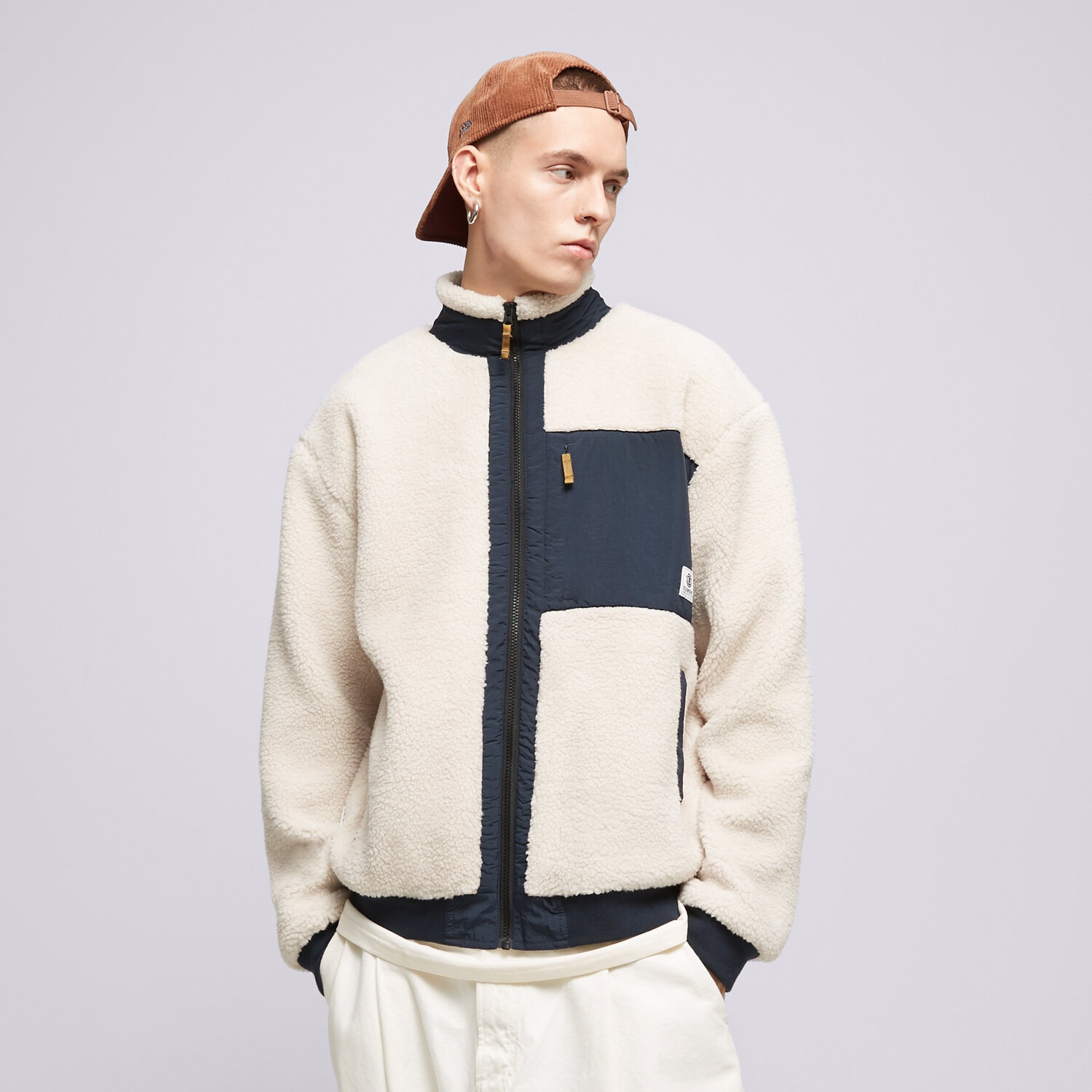 Bărbați bluză ELEMENT POLAR OAK SHERPA ELYJK00172-WBS0 Bej