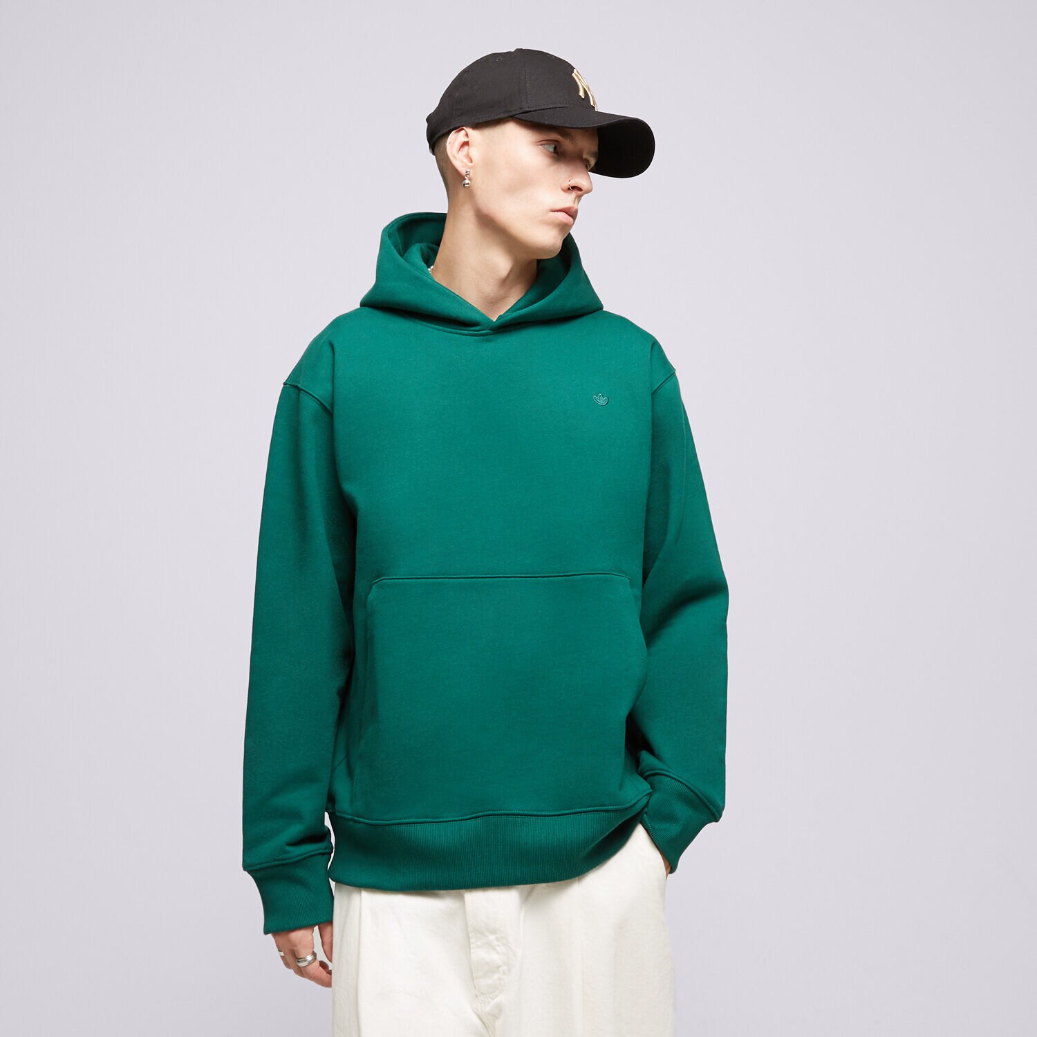 Bărbați bluză ADIDAS BLUZĂ CU GLUGĂ C HOODIE IM2116 Verde