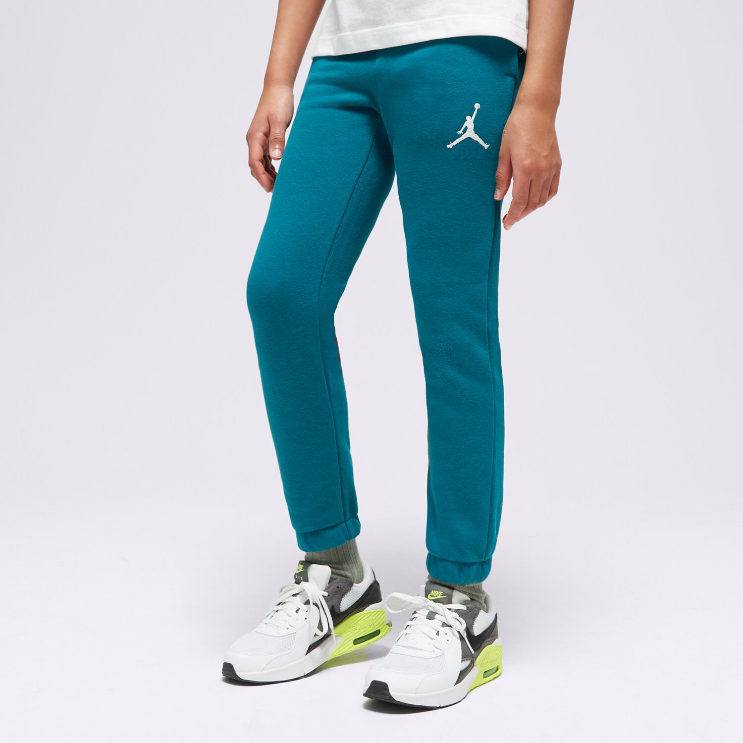 Pantaloni pentru copii JORDAN PANTALONI  ICON PLAY FLC GIRL 45C696-U9C Albastru