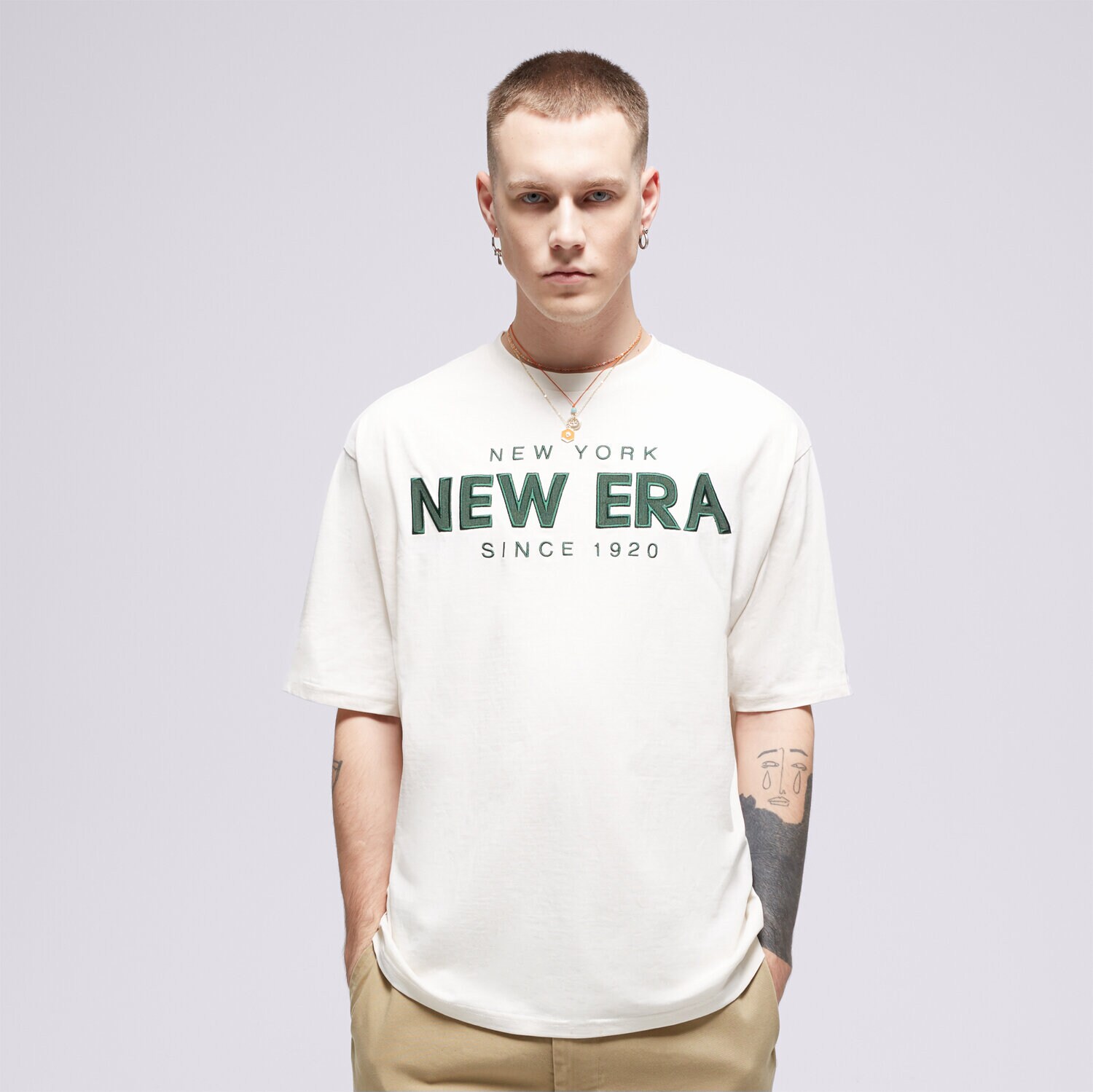 Bărbați tricou NEW ERA TRICOU NE WORDMARK OS 60424470 Alb