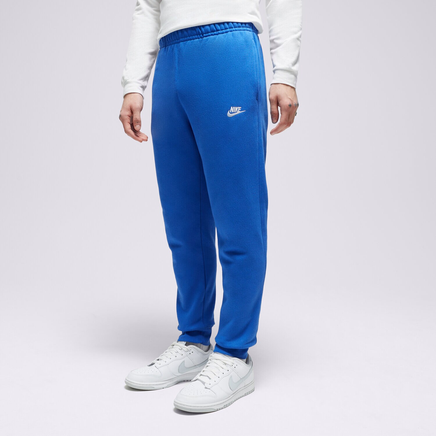 Bărbați pantaloni NIKE PANTALONI  SPORTSWEAR CLUB FLEECE BV2671-480 Albastru