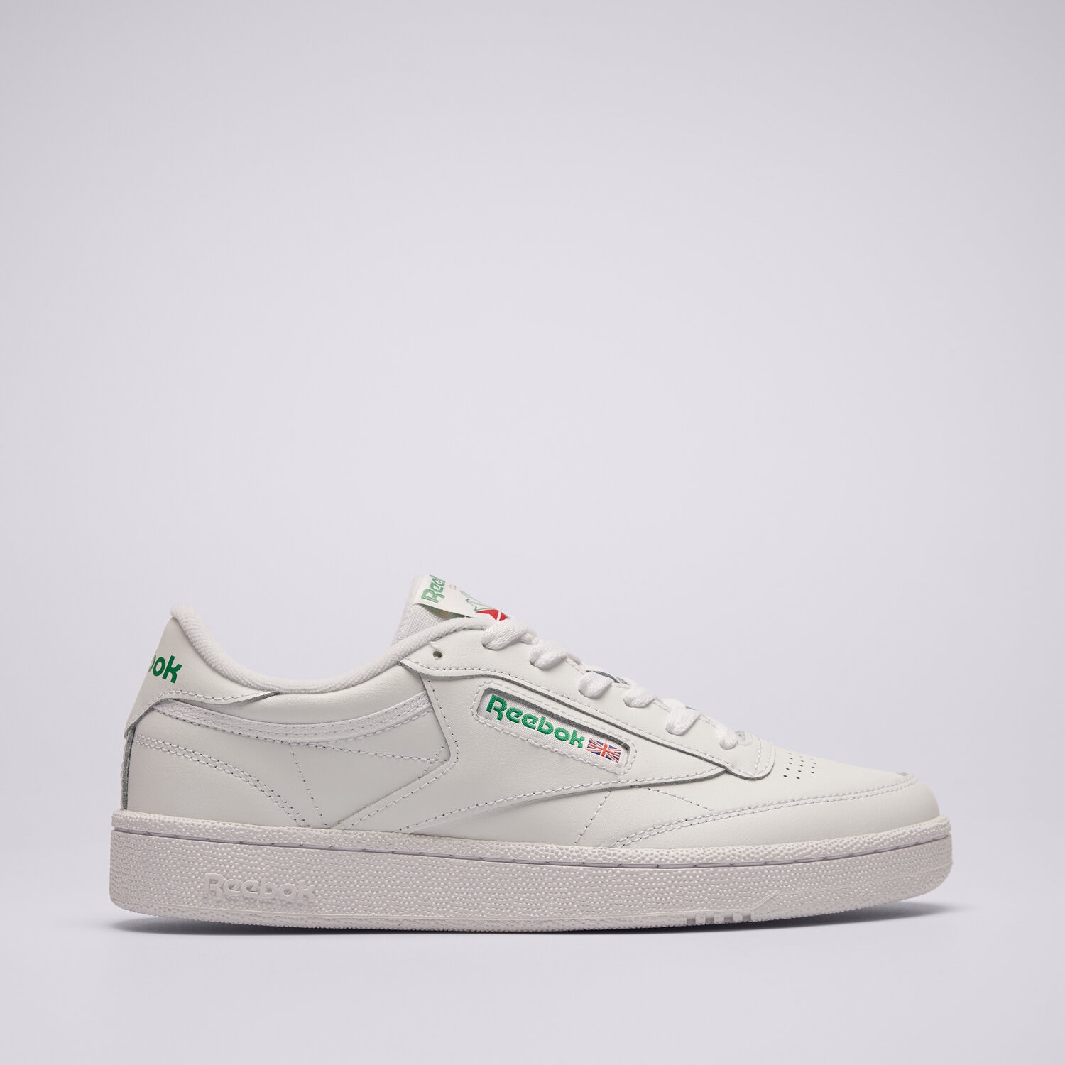 Barbați pantofi sport REEBOK CLUB C 85 LEATHER 100000155 Alb