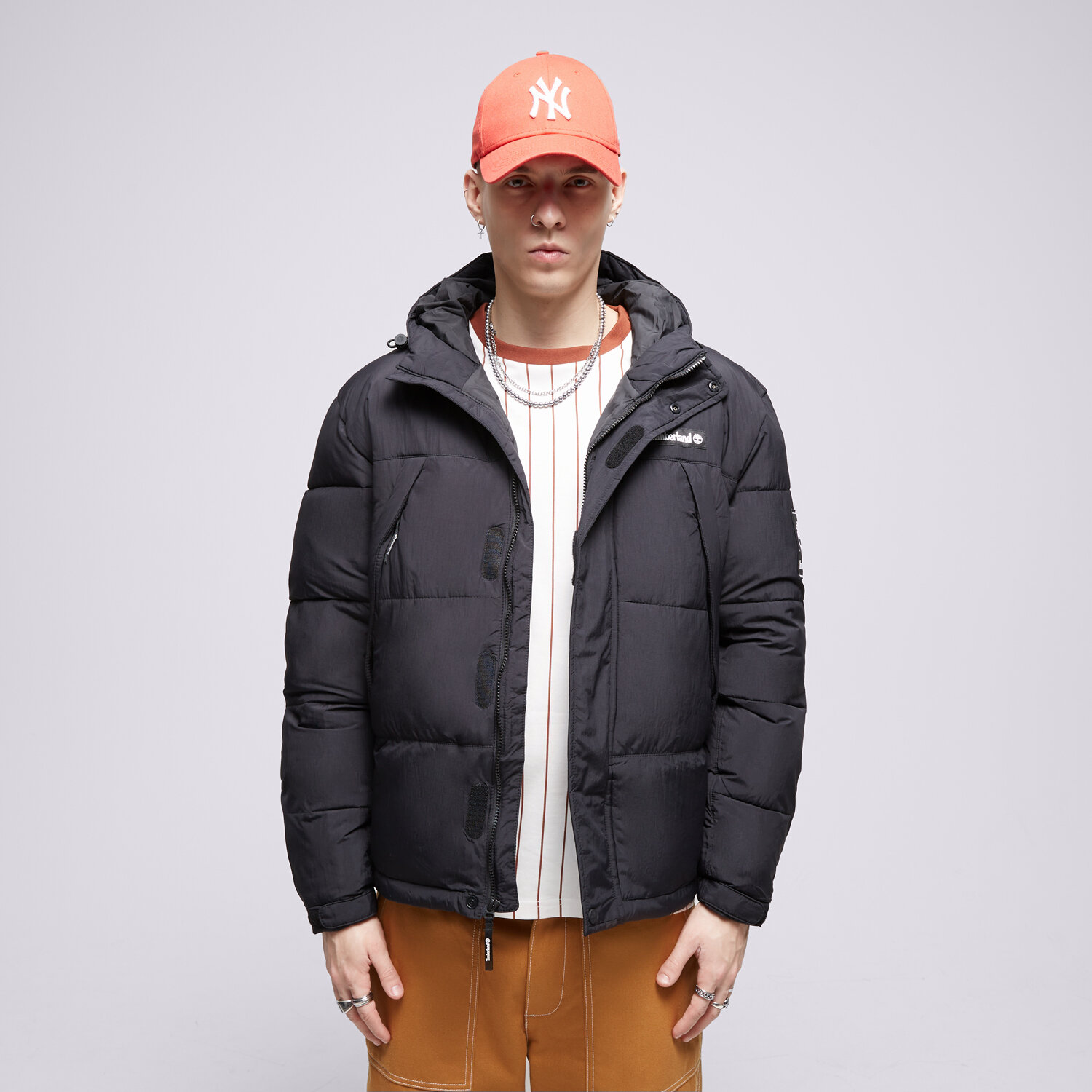 Bărbați eacă de iarnă TIMBERLAND JACHETĂ CU PUF DWR OUTDOOR ARCHIVE TB0A6S410011 Negru