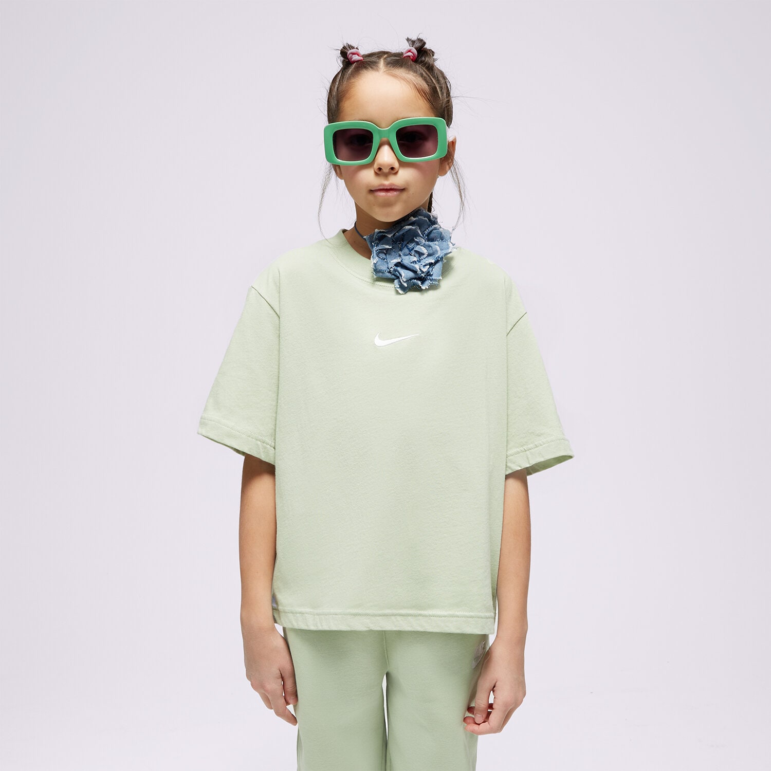 Copii tricou NIKE TRICOU NIKE SPORTSWEAR GIRL DH5750-343 Verde