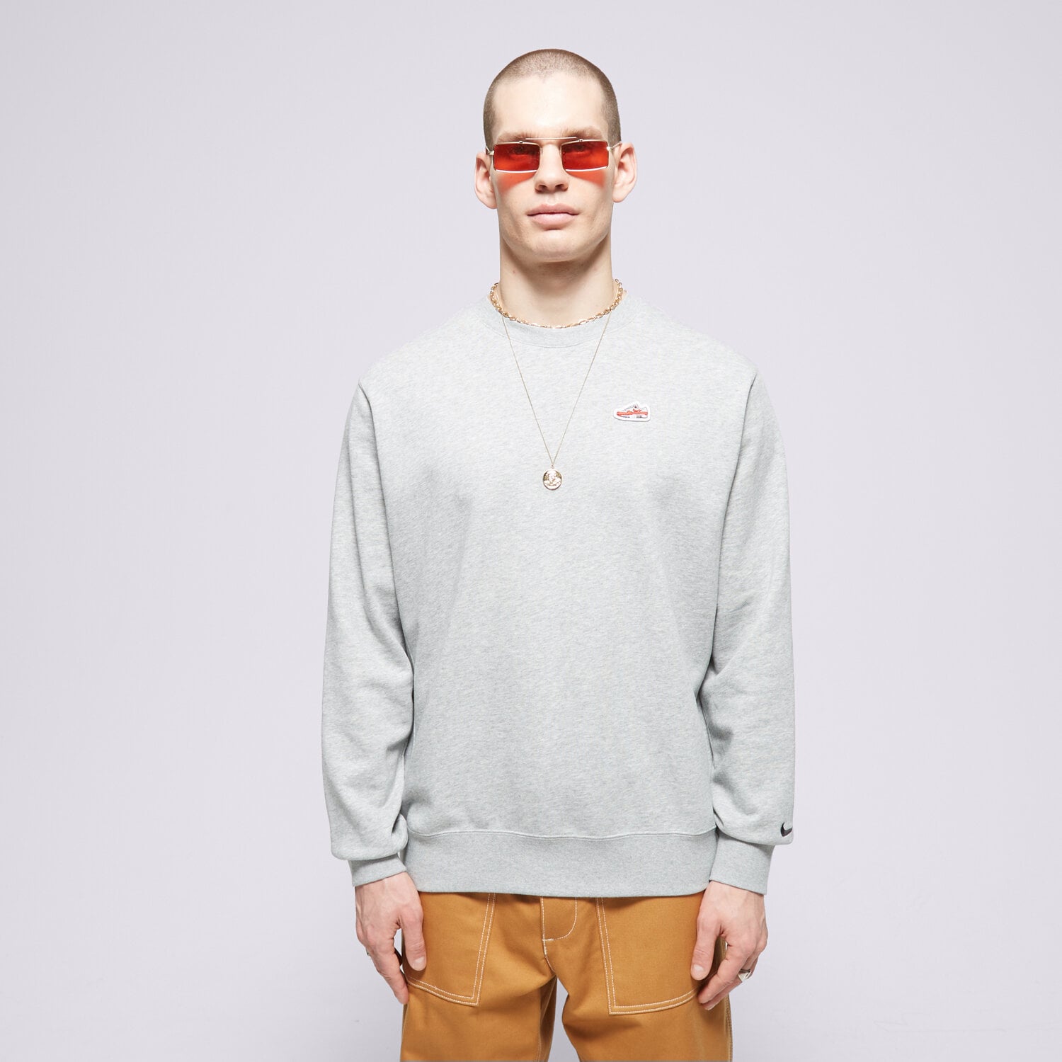 Bărbați bluză NIKE BLUZĂ M NSW CRW FT XAM1 FZ5202-063 Gri