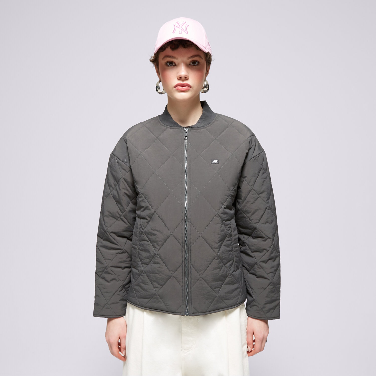 Femei jachetă NEW BALANCE JACHETĂ JACHETĂ ATHLETICS FASHION INSULATED ACK WJ33504ACK Kaki