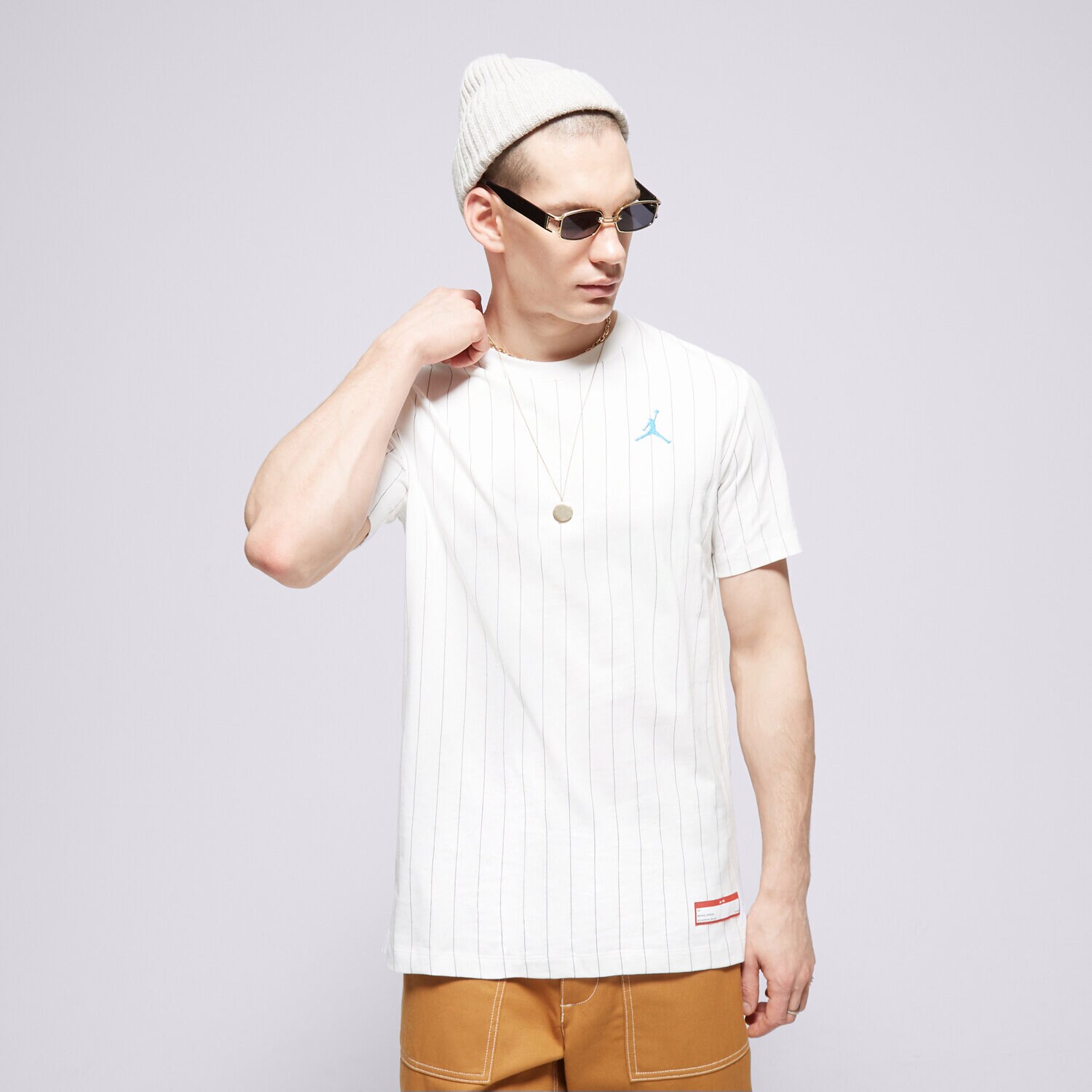 Bărbați tricou JORDAN TRICOU M J FLT MVP AOP SS CREW FN5960-100 Alb