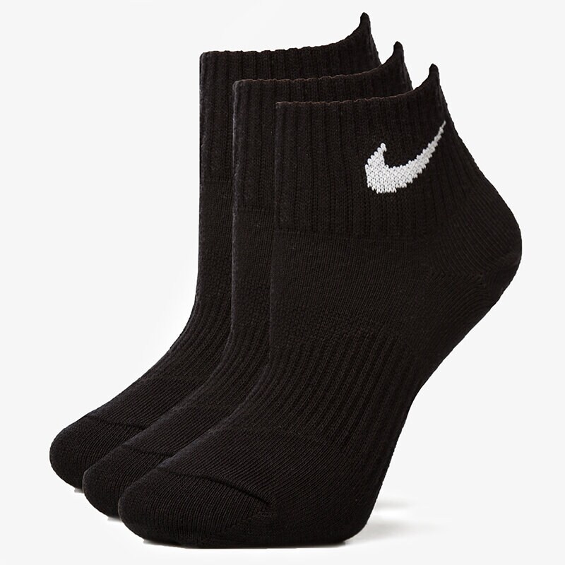 Femei șosete NIKE șOSETE 3PPK QUARTER LIGHTWEIGHT SX4706001 Negru