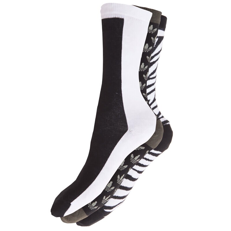 Femei șosete ADIDAS șOSETE CREW SOCK 3P W M30638 Mulicolor