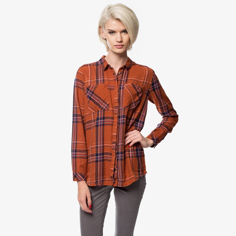 Femei tricou O'NEILL CĂMAșĂ LW TRAVELL 5563107900 Maro