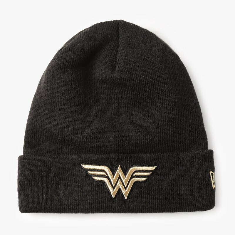 Copii căciulă NEW ERA CACIULA DE IARNĂ SPARKLE CUFF WONDER WOMAN 80210449 Negru