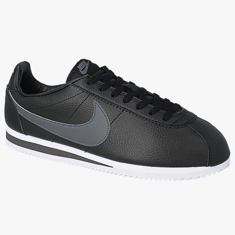 Barbați pantofi sport NIKE CLASSIC CORTEZ LEATHER 749571-011 Negru
