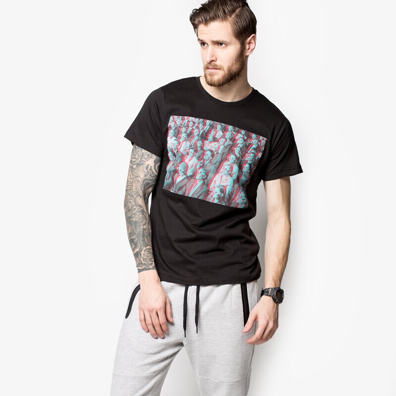 Bărbați tricou CONFRONT TRICOU PATATA CF16TSMPR004 Negru