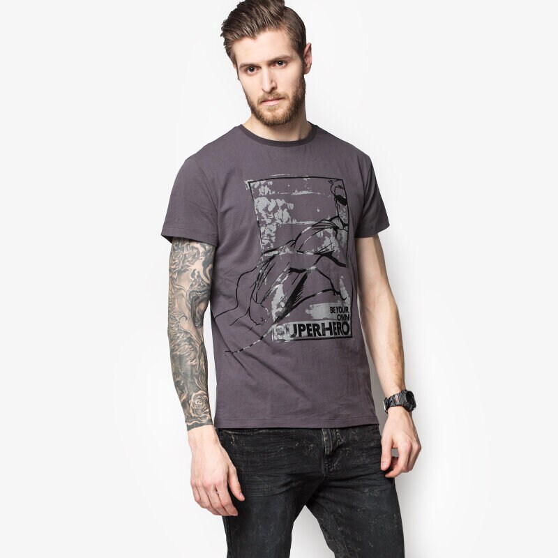 Bărbați tricou CONFRONT TRICOU BOGOTA CF16TSM14001 Gri