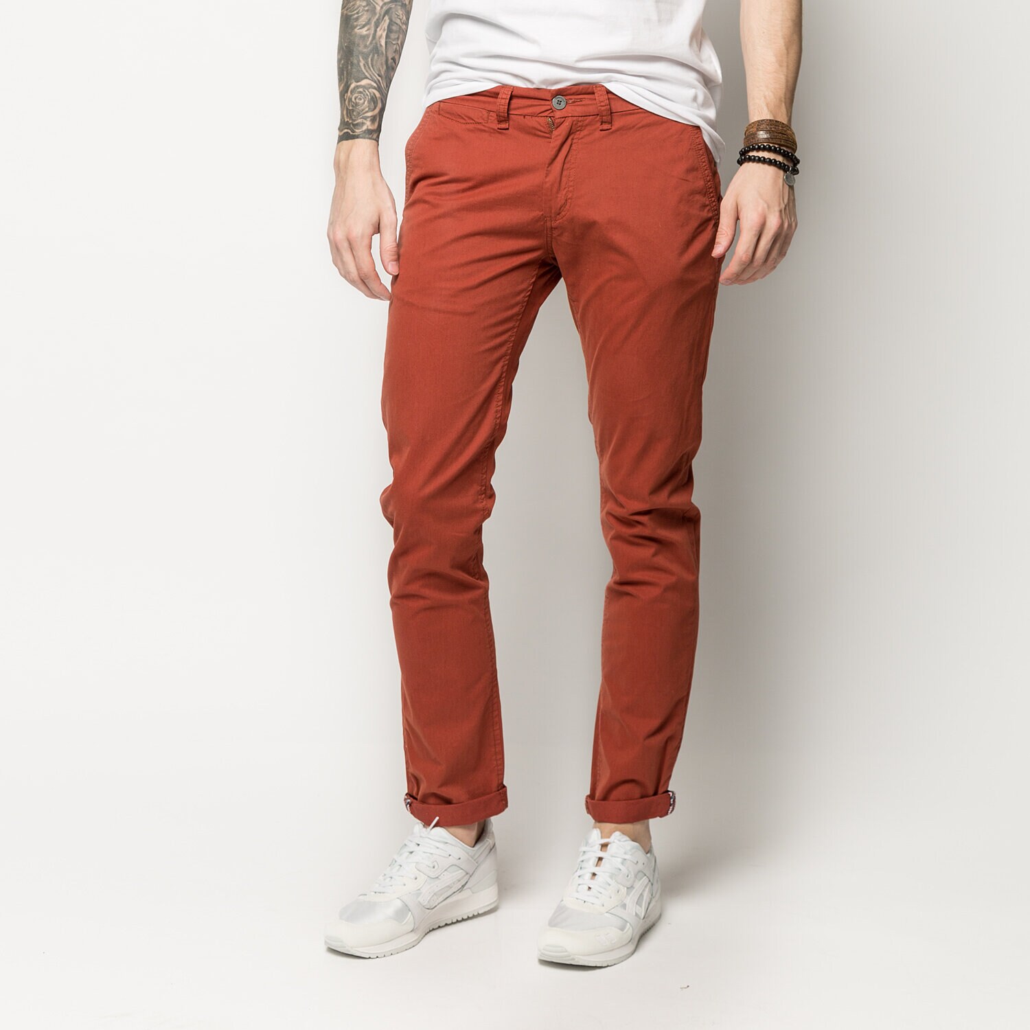 Bărbați pantaloni CONFRONT PANTALONI  JASPER CFV16SPM01004 Bordo