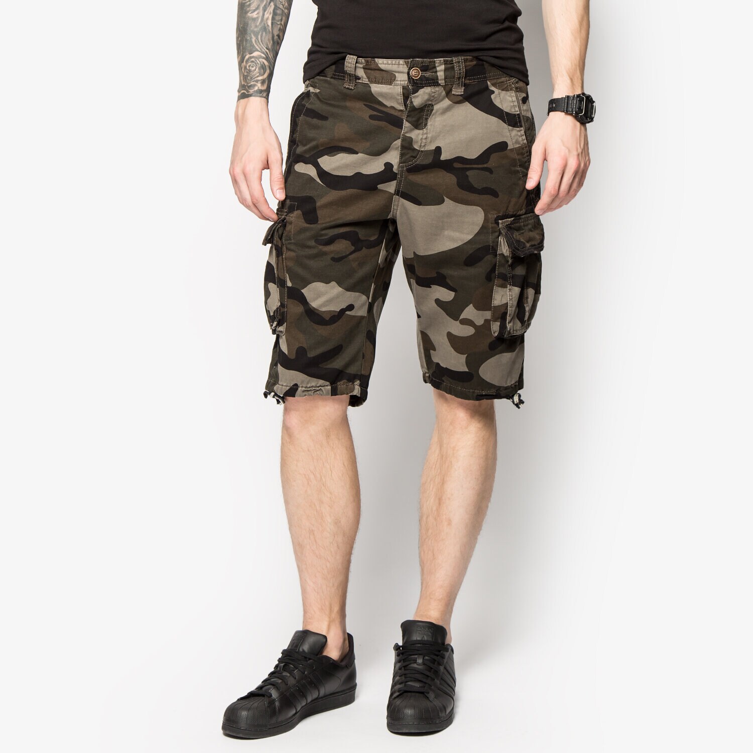 Femei pantaloni scurți CONFRONT PANTALONI SCURȚI MONTEVIDEO CF16SZM30001 Kaki