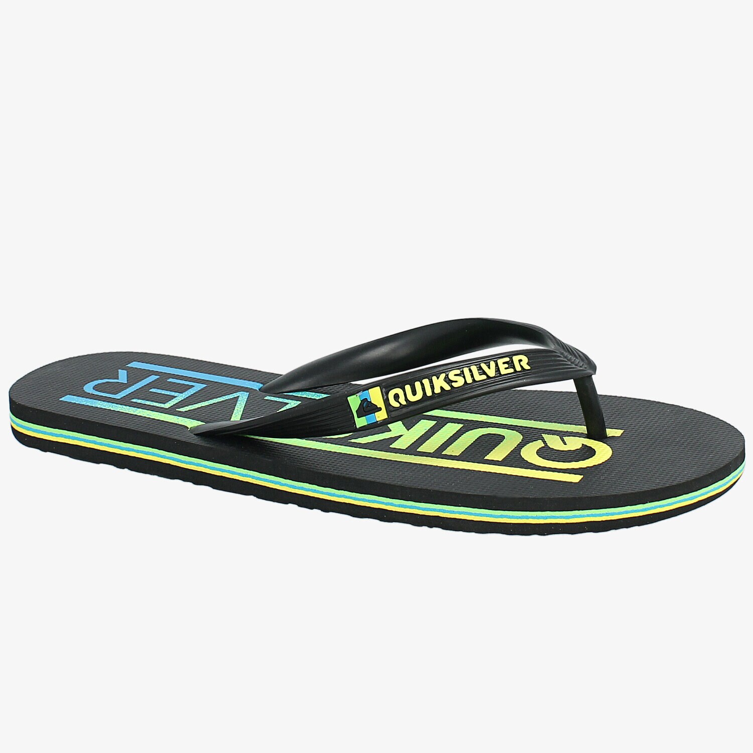Bărbați șlapi QUIKSILVER MOLOKAI WORDMARK AQYL100232XKKY Negru