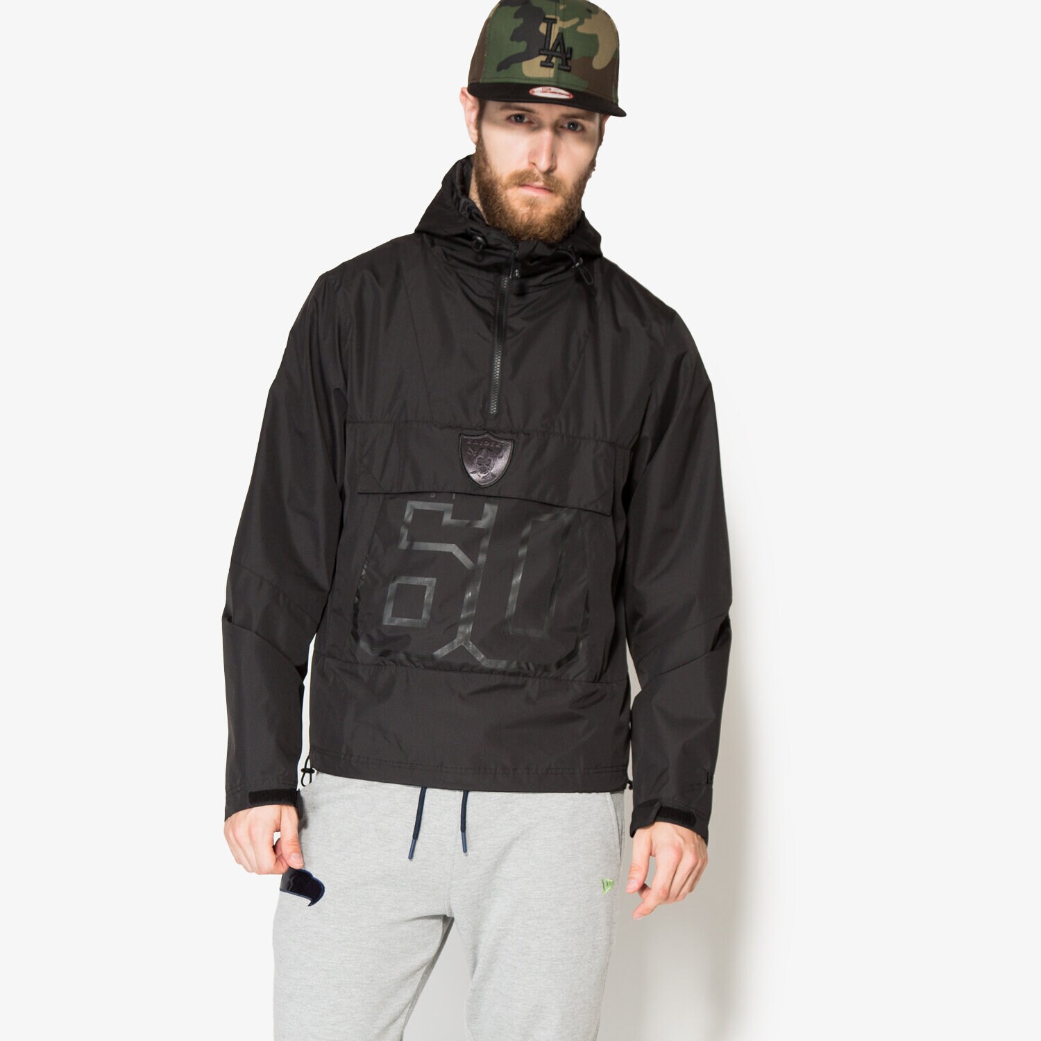 Bărbați bluză NEW ERA BLUZĂ NFL REMIX SMOCK 11278396 Negru