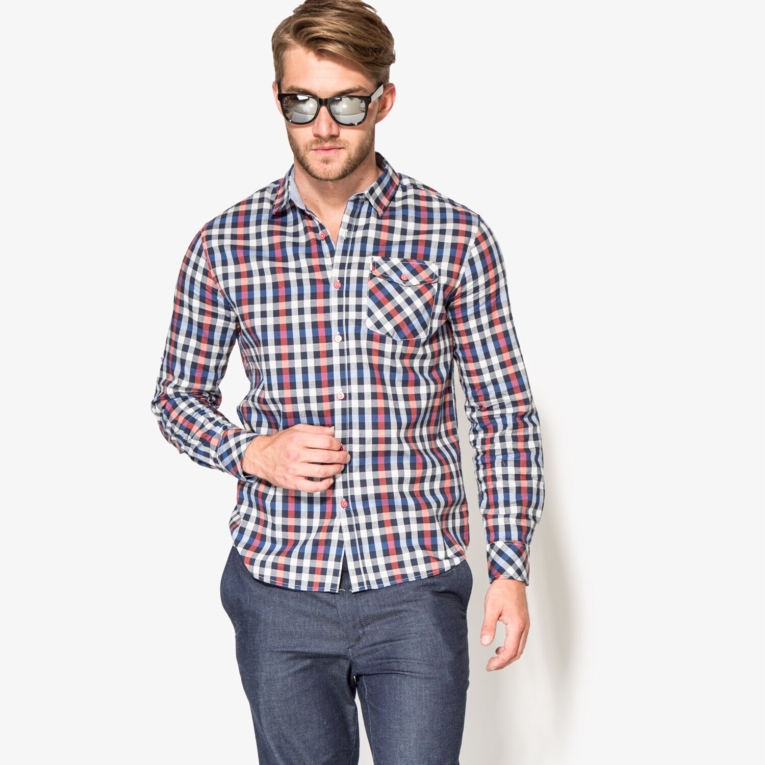 Bărbați tricou CONFRONT CĂMAșĂ ANTRES CFV36KOM01001 Mulicolor
