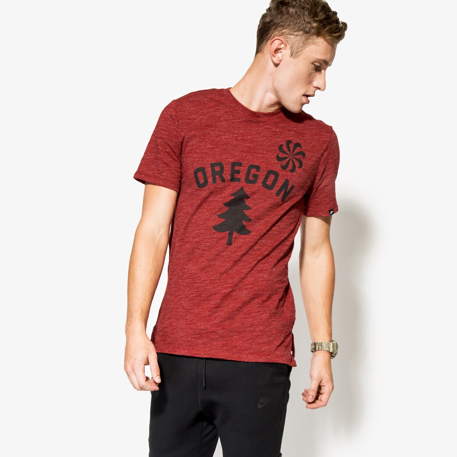Bărbați tricou NIKE TRICOU M NSW LEGACY TOP KNT GX 809089677 Bordo