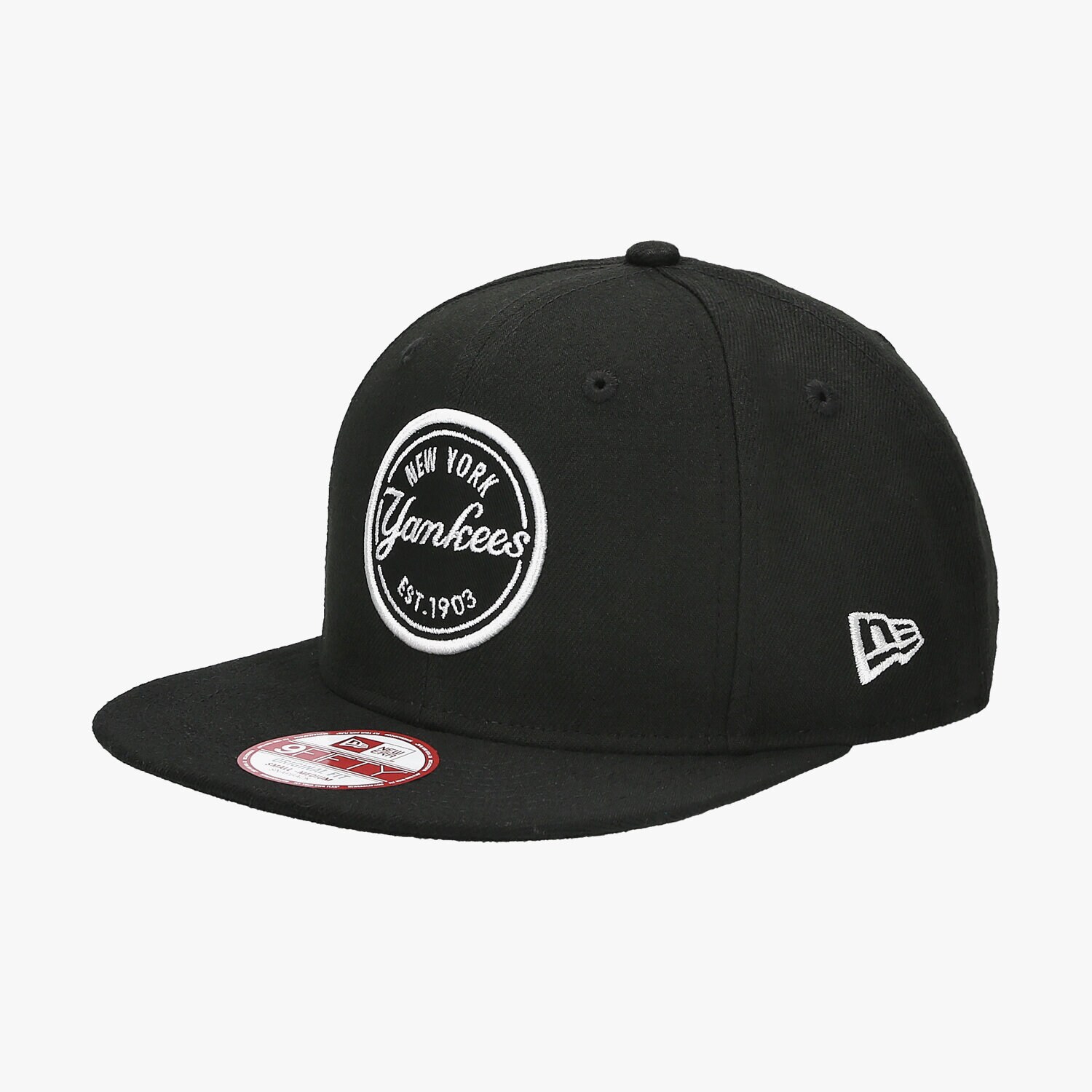 Copii șapcă NEW ERA CACIULA EMBLEM MLB PATCH NY YANKEES BLK 80337440 Negru