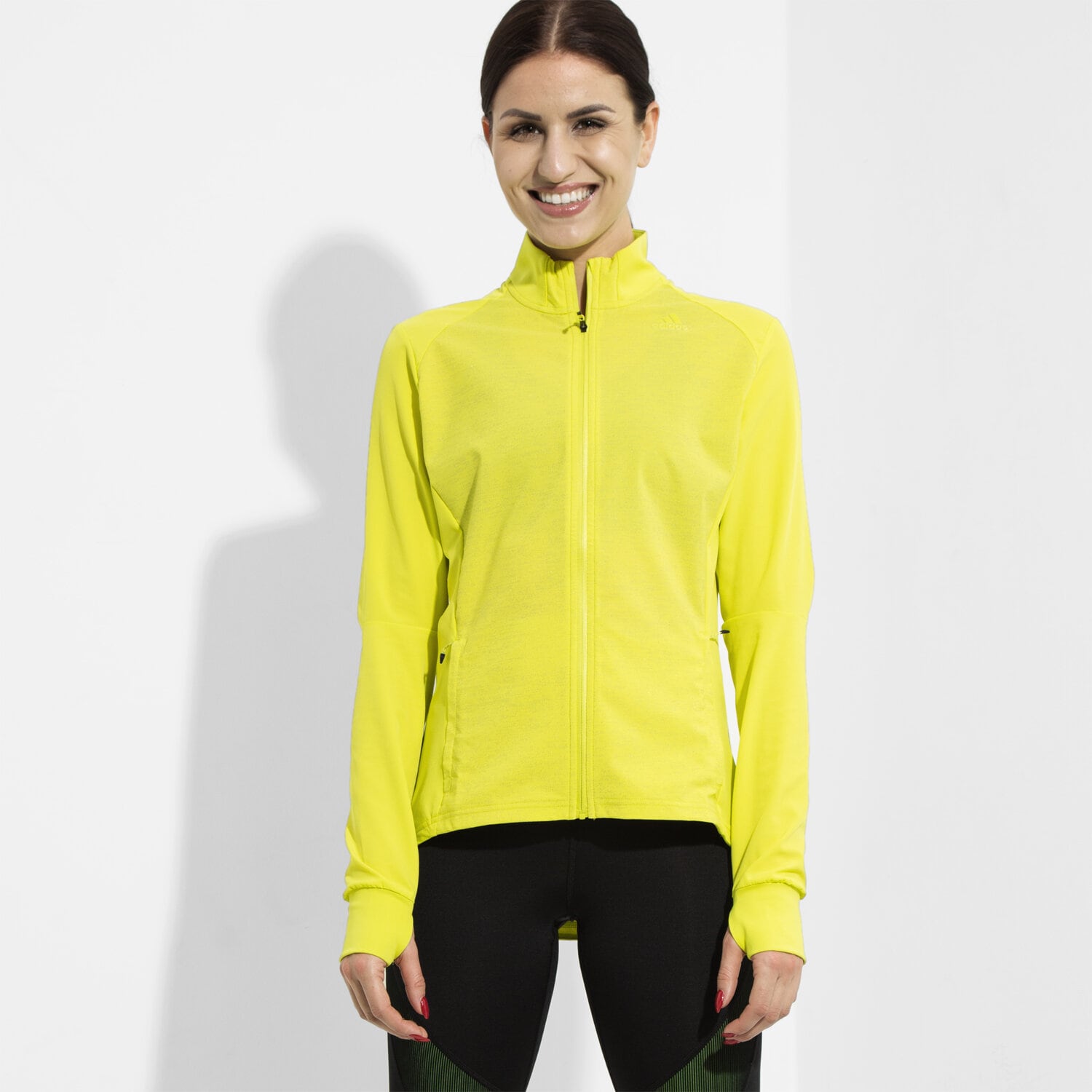 Femei jachetă ADIDAS JACHETĂ SN STM JKT W B43386 Galben