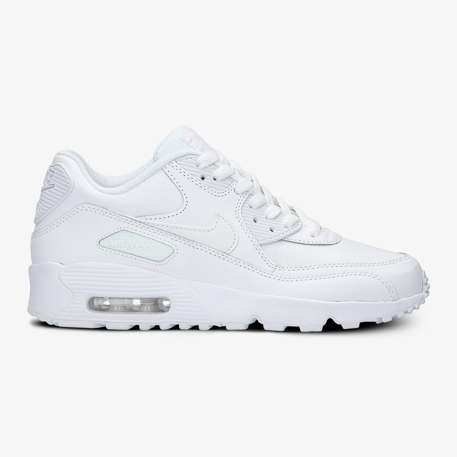 Copii pantofi sport NIKE AIR MAX 90 LEATHER (GS) 833412-100 Alb