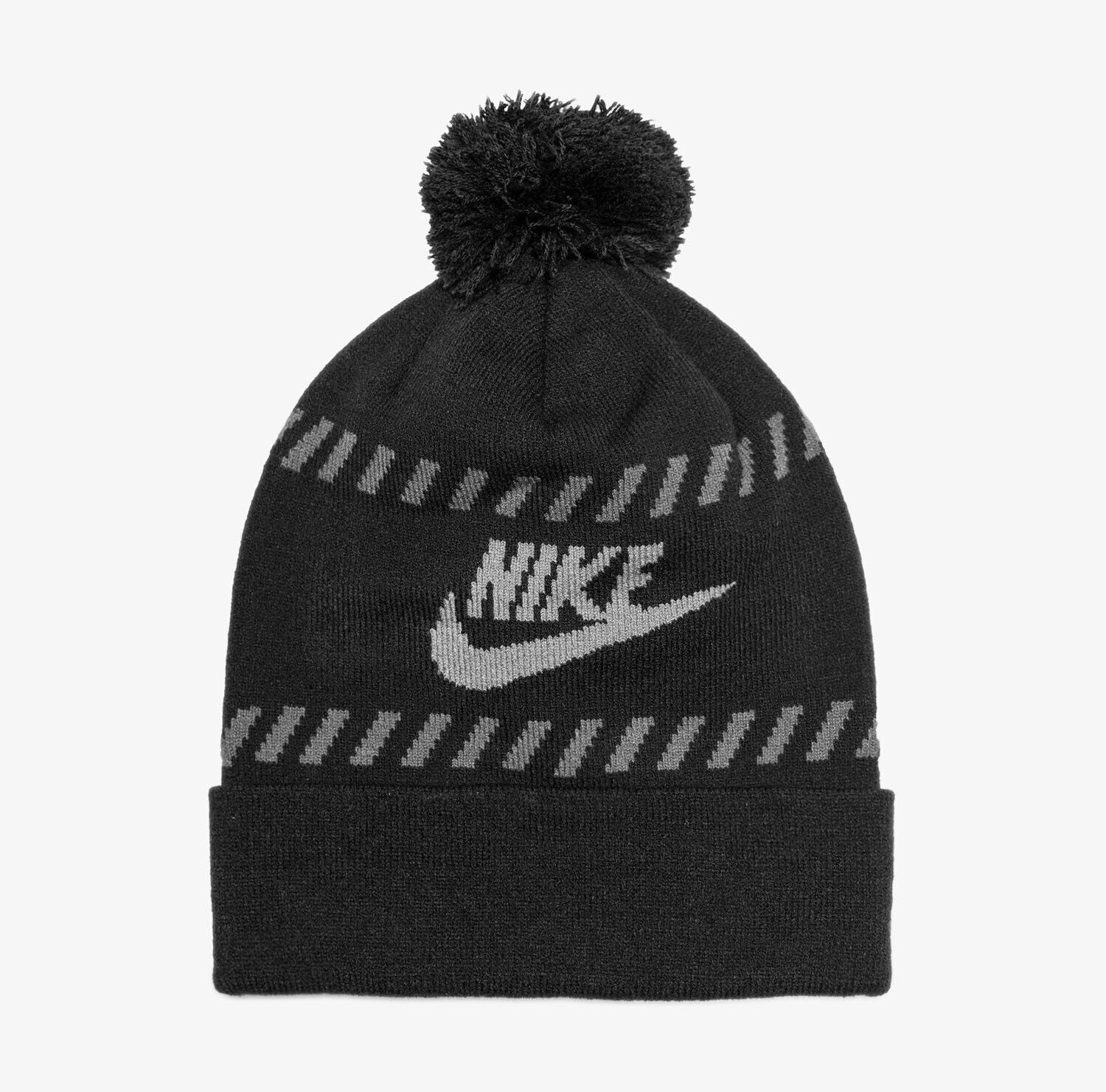 Copii căciulă NIKE CACIULA DE IARNĂ FUTURA POM BEANIE RED 805950010 Negru