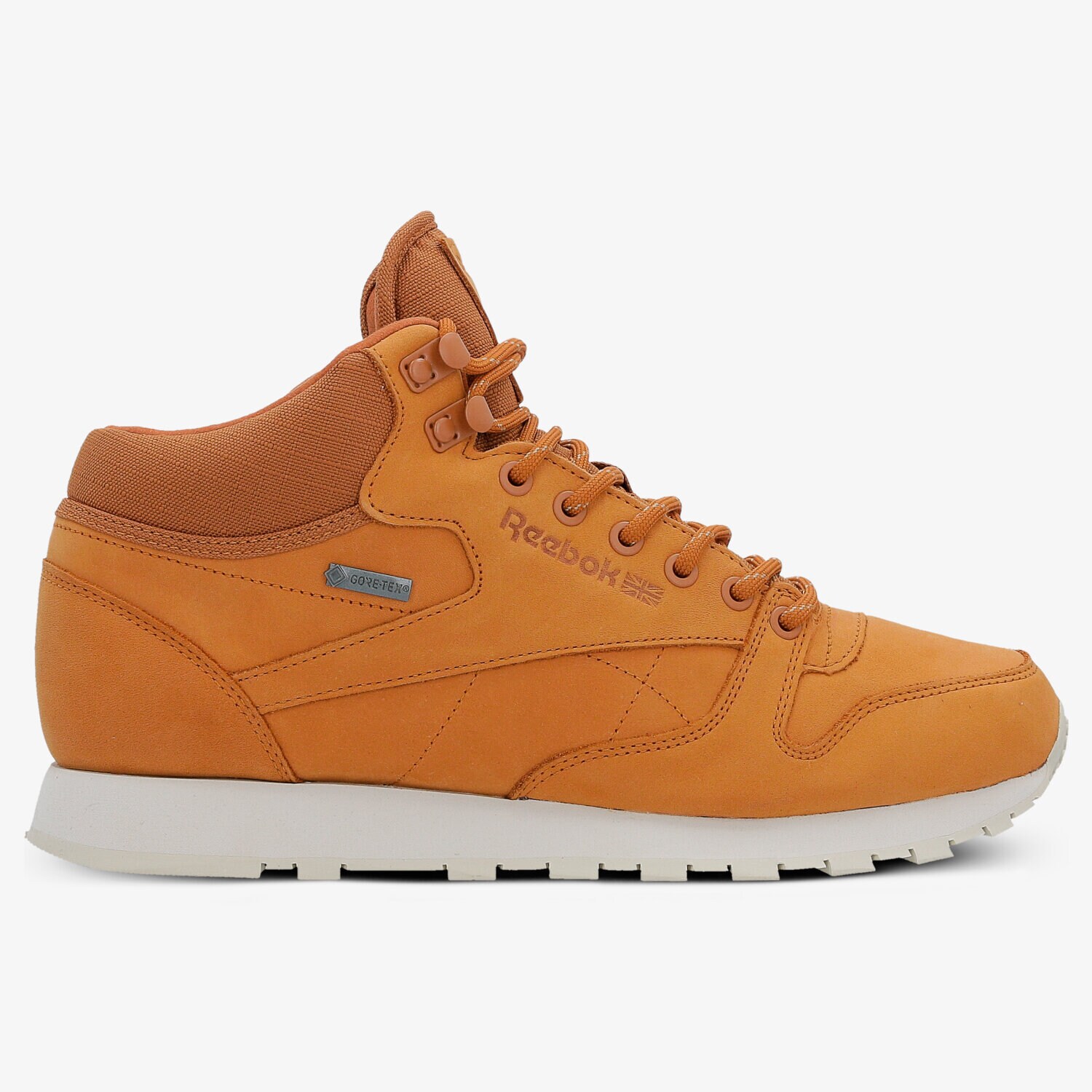 Barbați pantofi sport REEBOK CL LTHR MID GORETEX AQ9851 Maro